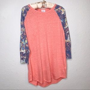 LuLaRoe 3/4 Sleeve Shirt 2 XL